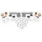 Sampa Kingpin Kit, 1.794 in. X 9.02 in. Kingpin, Bronze Bushing, 12000 lb, 1989 And Later 500.619B - alternate 4